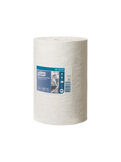 Papel secamanos tork secado extra ancho 215 mm largo 74,9 mt 2 capas para dispensador m1 paquete de 11 unidades