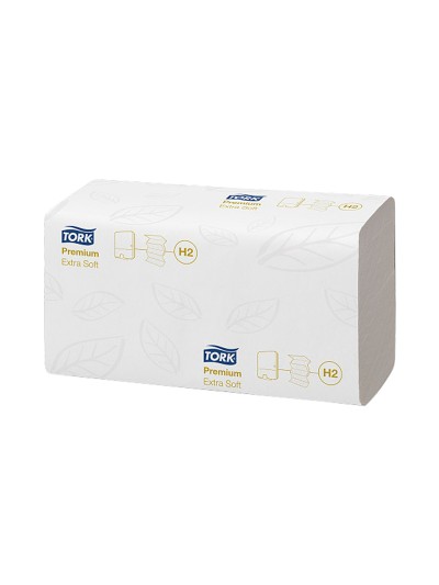 Toalla secamanos tork xpress extrasuave engarzada 2 capas 34x21,2 cm paquete de 100 unidades
