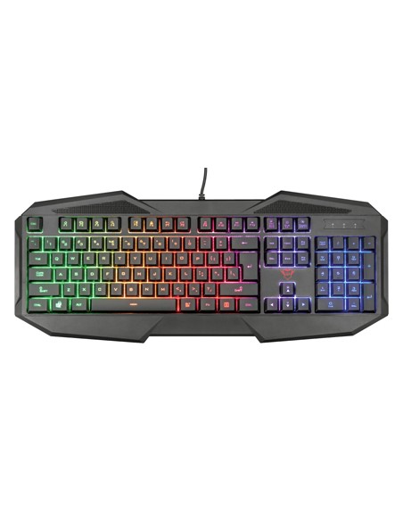 Teclado trust gxt 830-rw avonn gaming iluminacion rainbow usb 2.0 cable 1,4 m