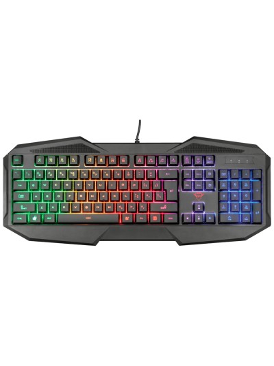 Teclado trust gxt 830-rw avonn gaming iluminacion rainbow usb 2.0 cable 1,4 m