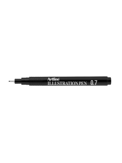 Rotulador artline calibrado micrometrico negro illustration pen ek-287iln punta poliacetal 0,7mm