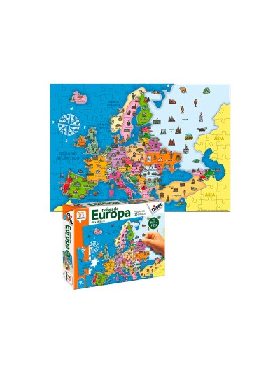Juego diset didactico paises de europa