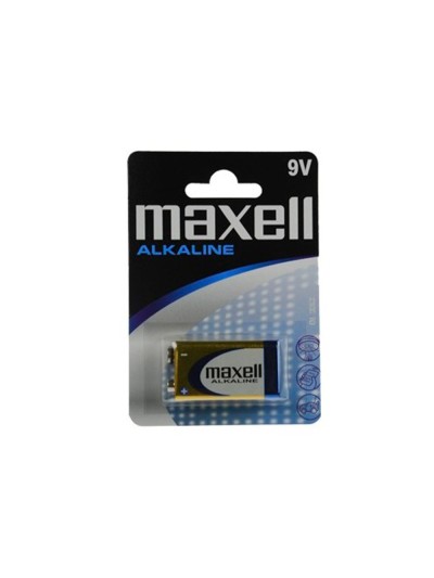 Pila maxell alcalina 9v lr09 blister de 1 unidad