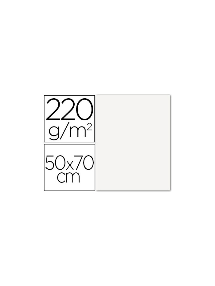 Cartulina lisa/rugosa 2 texturas 50x70 cm 220g/m2 blanco Cartulina lisa/rugosa 2 texturas 50x70 cm 220g/m2 blanco