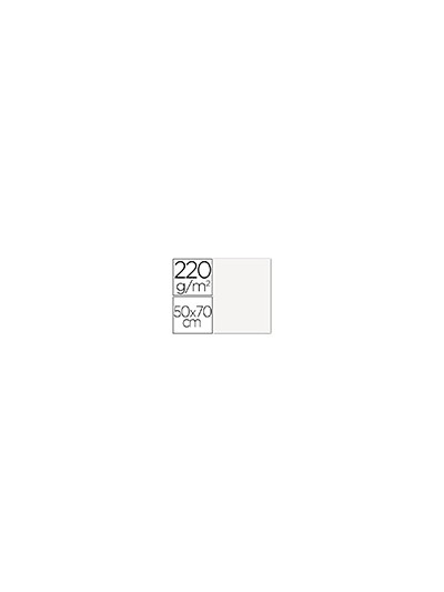 Cartulina lisa/rugosa 2 texturas 50x70 cm 220g/m2 blanco