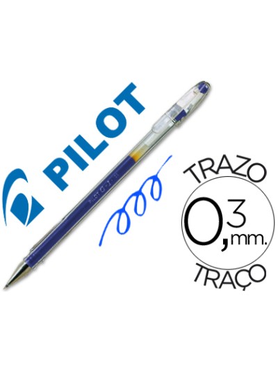 Boligrafo pilot g-1 azul tinta gel