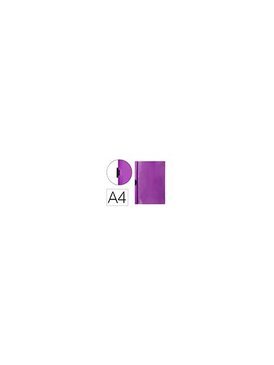 Carpeta beautone dossier pinza lateral 45306 polipropildin a4 violeta 25 h. pinza des-pack de 10 retractilado