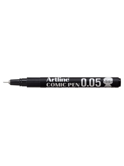 Rotulador artline calibrado micrometrico negro comic pen ek-2805 punta poliacetal 0,05 mm resistente al agua