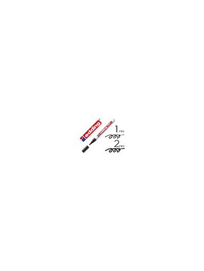 Rotulador edding punta fibra 751 negro punta redonda 1-2 mm