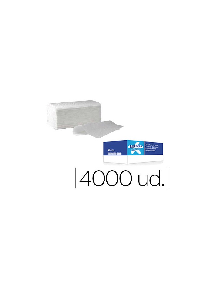 Toalla de papel secamanos amoos engarzada 2 capas 21x22 cm caja de 4000 unidades Toalla de papel secamanos amoos engarzada 2 capas 21x22 cm caja de 4000 unidades