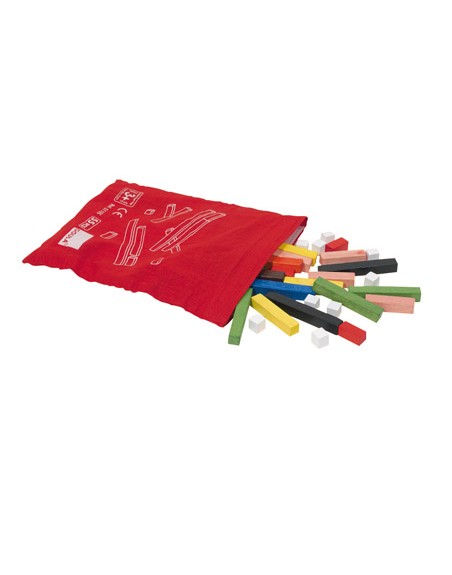 Juego goula didactico regletas en bolsa 55 piezas