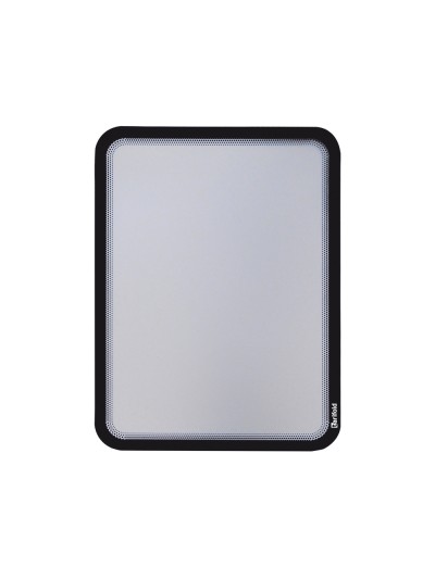 Marco porta anuncios tarifold magneto din a4 con 4 bandas magneticas en el dorso color negro pack de 2 unidades
