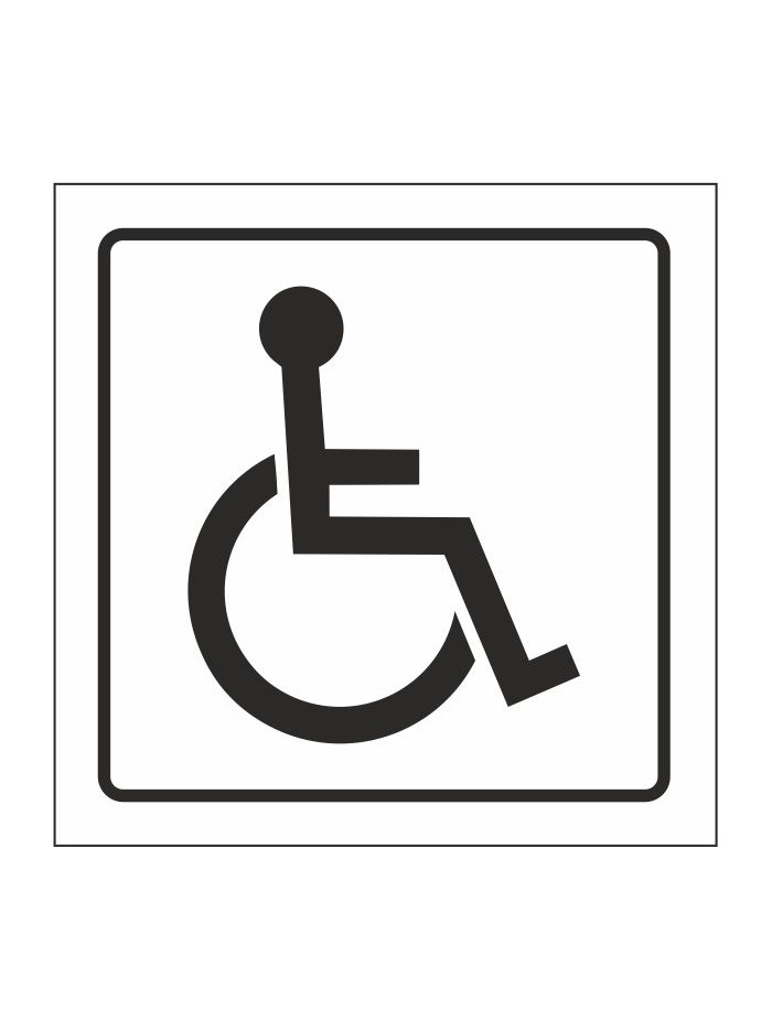 Pictograma syssa señal de minusvalidos en pvc 105x105 mm