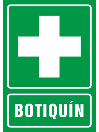 Pictograma syssa señal de botiquin en pvc 210x297 mm