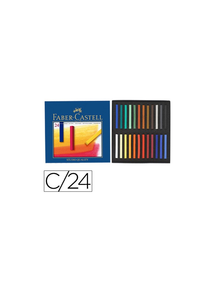 Tiza pastel faber castell estuche carton de 24 unidades colores surtidos Tiza pastel faber castell estuche carton de 24 unidades colores surtidos