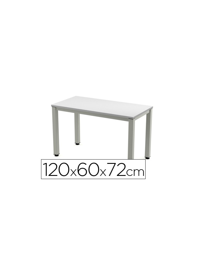 Mesa de oficina rocada executive 200ad02 aluminio /gris 120x60 cm Mesa de oficina rocada executive 200ad02 aluminio /gris 120x60 cm