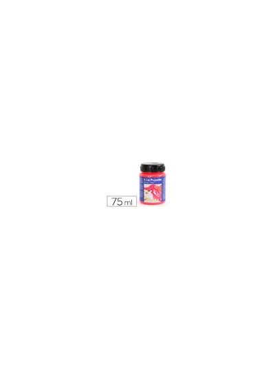 Pintura acrilica la pajarita f-03 rojo amapola fluorescente 75ml