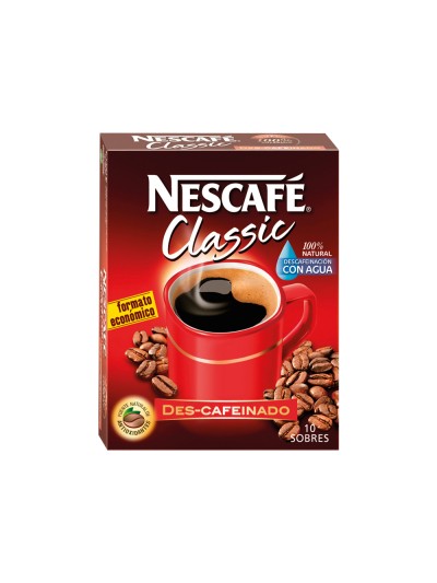 Cafe nescafe natural monodosis caja de 10 sobres