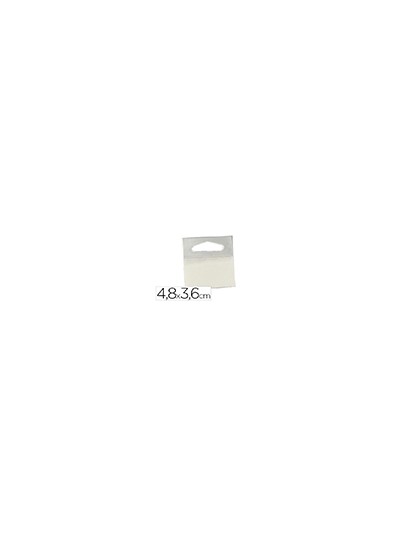 Colgador con adhesivo 3m hang tab 2180 rollo 1000 etiquetas48x36 mm