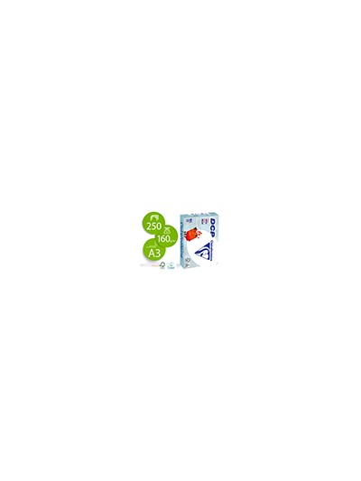 Papel fotocopiadora clairefontaine din a3 160 gramos paquete de 250 hojas