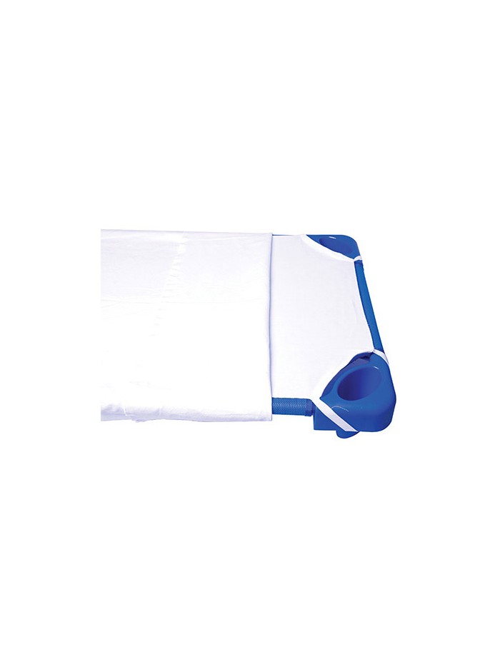 Sabanita amaya para cama guarderia blanca 50% algodon 50% acrilico 126x55 cm Sabanita amaya para cama guarderia blanca 50% algodon 50% acrilico 126x55 cm