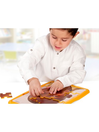 Puzle miniland niños del mundo set de 4 unidades 20 piezas