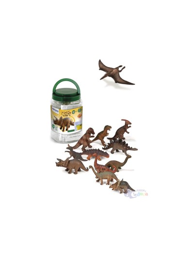 Juego miniland dinosaurios 12 figuras