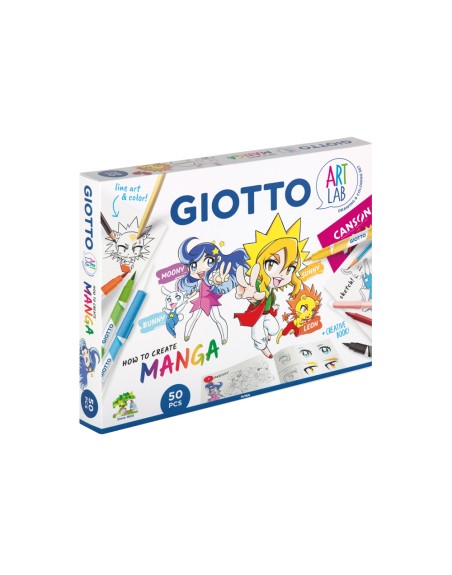 Set creativo giotto art lab manga
