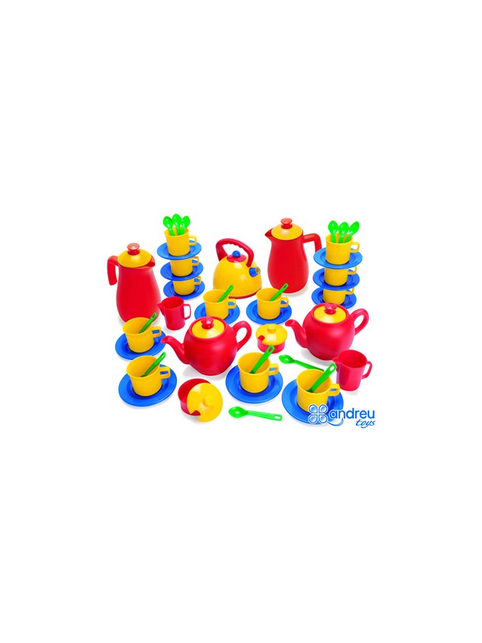 Juego dantoy vajilla 12 servicios 82 piezas 29x38x9 cm Juego dantoy vajilla 12 servicios 82 piezas 29x38x9 cm