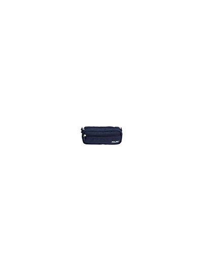 Bolso escolar portatodo milan serie 1918 2 cremalleras color azul marino 210x85x61 mm