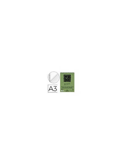 Bloc dibujo canson xl dessin din a3 liso microperforado espiral 29,7x42 cm 50 hojas 160 gr/m2