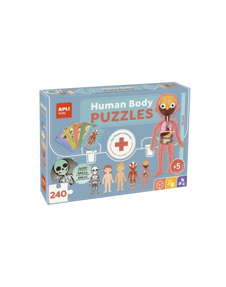 Puzle apli kids cuerpo humano 240 piezas