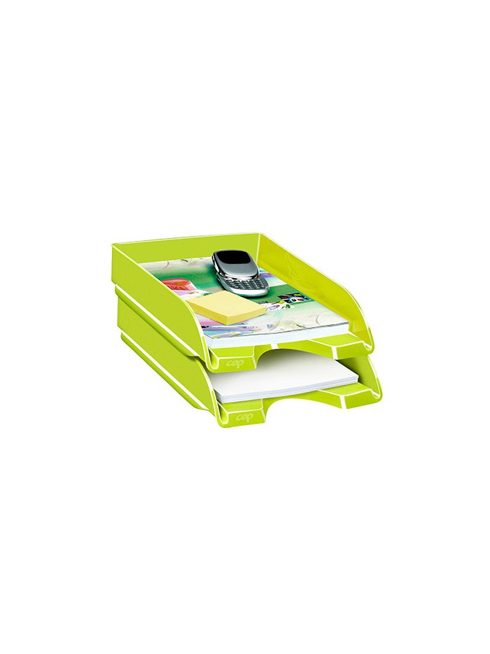 Bandeja sobremesa cep plastico verde 257x348x66 mm Bandeja sobremesa cep plastico verde 257x348x66 mm