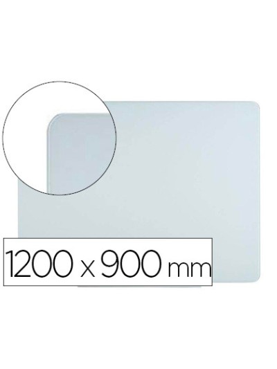 Pizarra blanca bi-office cristal magnetica 1200x900 mm