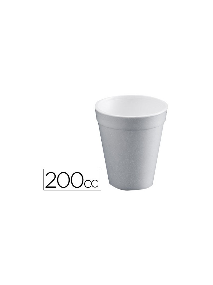 Vaso termico de poliexpan 200cc paquete de 50 unidades Vaso termico de poliexpan 200cc paquete de 50 unidades