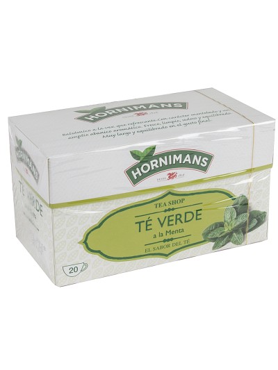 Te verde hornimans a la menta caja de 20 bolsas