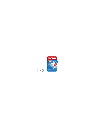 Pegamento loctite 3 gr adhesivo instantaneo gel reposicionable