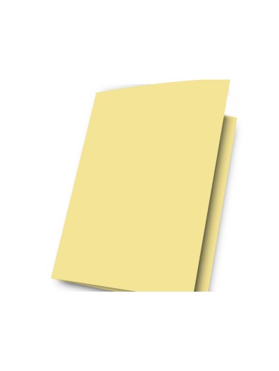 Subcarpeta cartulina gio folio amarillo pastel 180 g/m2
