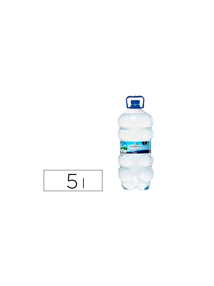 Agua mineral natural fuente primavera garrafa de 5 l Agua mineral natural fuente primavera garrafa de 5 l