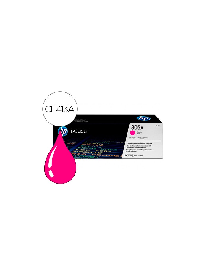Toner hp 305a laserjet m351/m451/m375/m475 magenta 2600 pag Toner hp 305a laserjet m351/m451/m375/m475 magenta 2600 pag