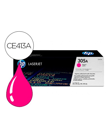 Toner hp 305a laserjet m351/m451/m375/m475 magenta 2600 pag