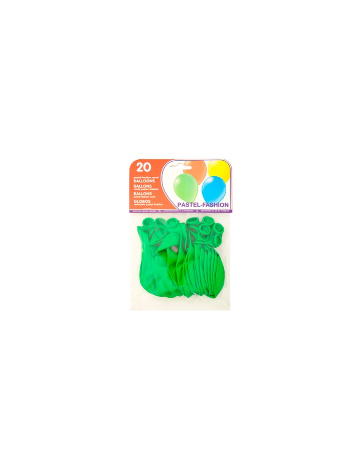 Globo 100% latex biodegradable verde pistacho bolsa de 20 unidades Globo 100% latex biodegradable verde pistacho bolsa de 20 unidades