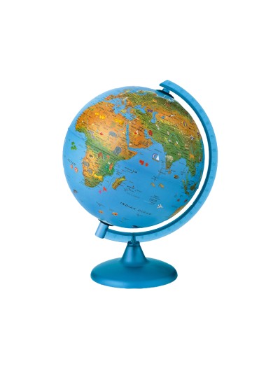 Globo terraqueo con luz modelo arca diametro 26 cm