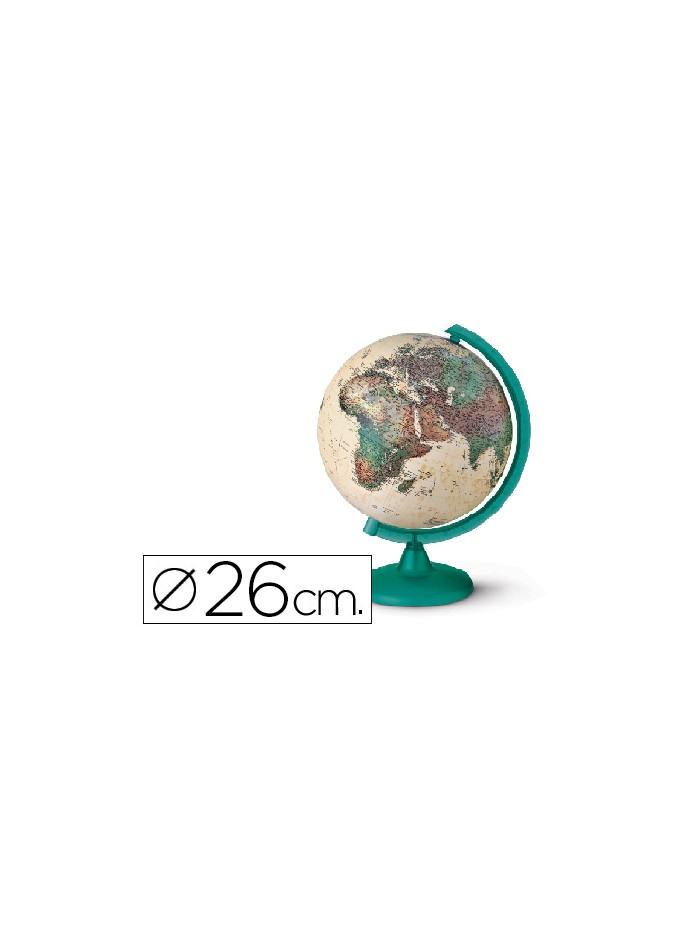 Globo terraqueo con luz modelo camaleonte diametro 26 cm Globo terraqueo con luz modelo camaleonte diametro 26 cm