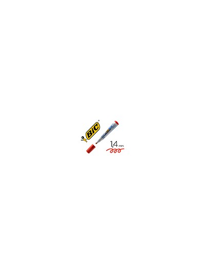 Rotulador bic velleda para pizarra rojo punta redonda 1,3 mm
