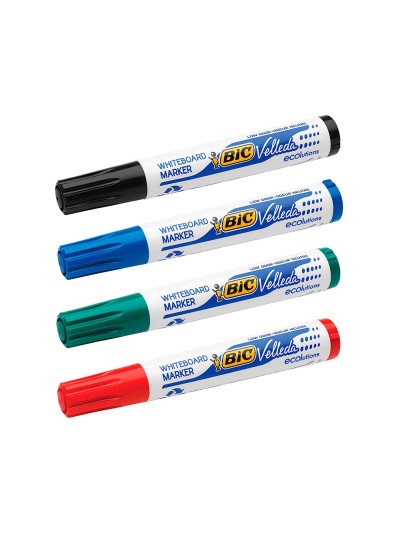 Rotulador bic velleda para pizarra negro punta redonda 1,3 mm