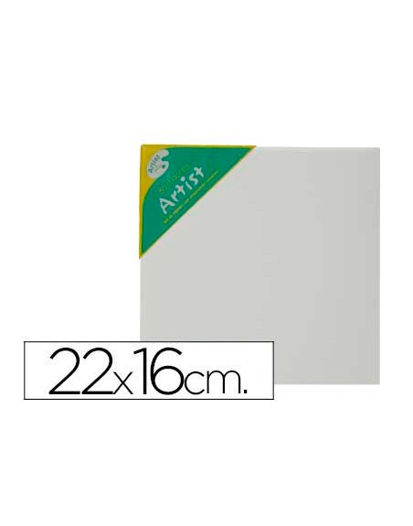 Bastidor artist 1f lienzo grapado trasero algodon 100% 22x16 cm