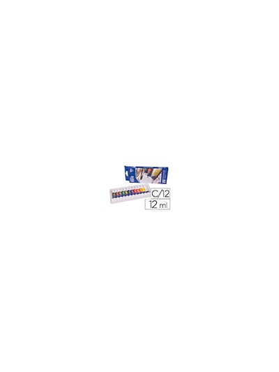 Acuarela artist caja carton de 12 colores surtidos 12 ml
