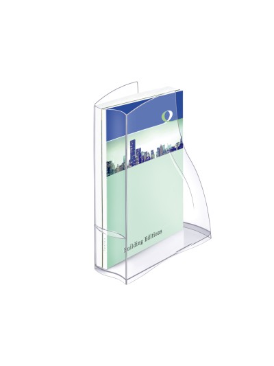 Revistero cep ellypse plastico transparente