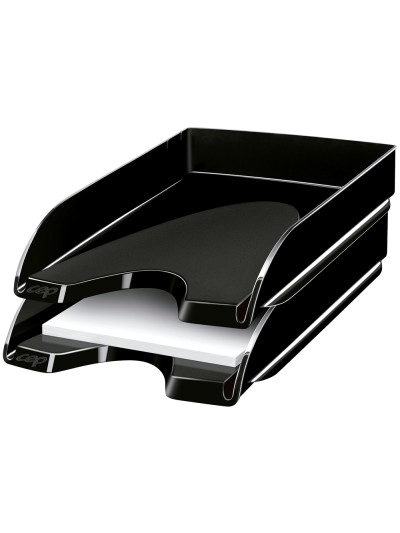 Bandeja sobremesa cep plastico negra 348x257x66 mm